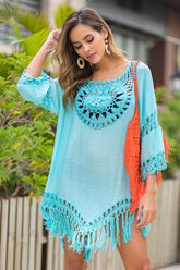 Tassel Loose Style Beach Cover Up | Dress In Beauty